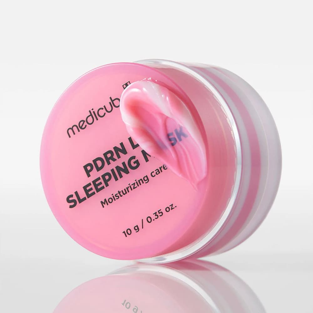 ماسک لب نرم کننده و درخشان کننده کاسه ای PDRN مدیکیوب Medicube PDRN Lip Sleeping Mask حجم 10 گرم — تصویر ۸