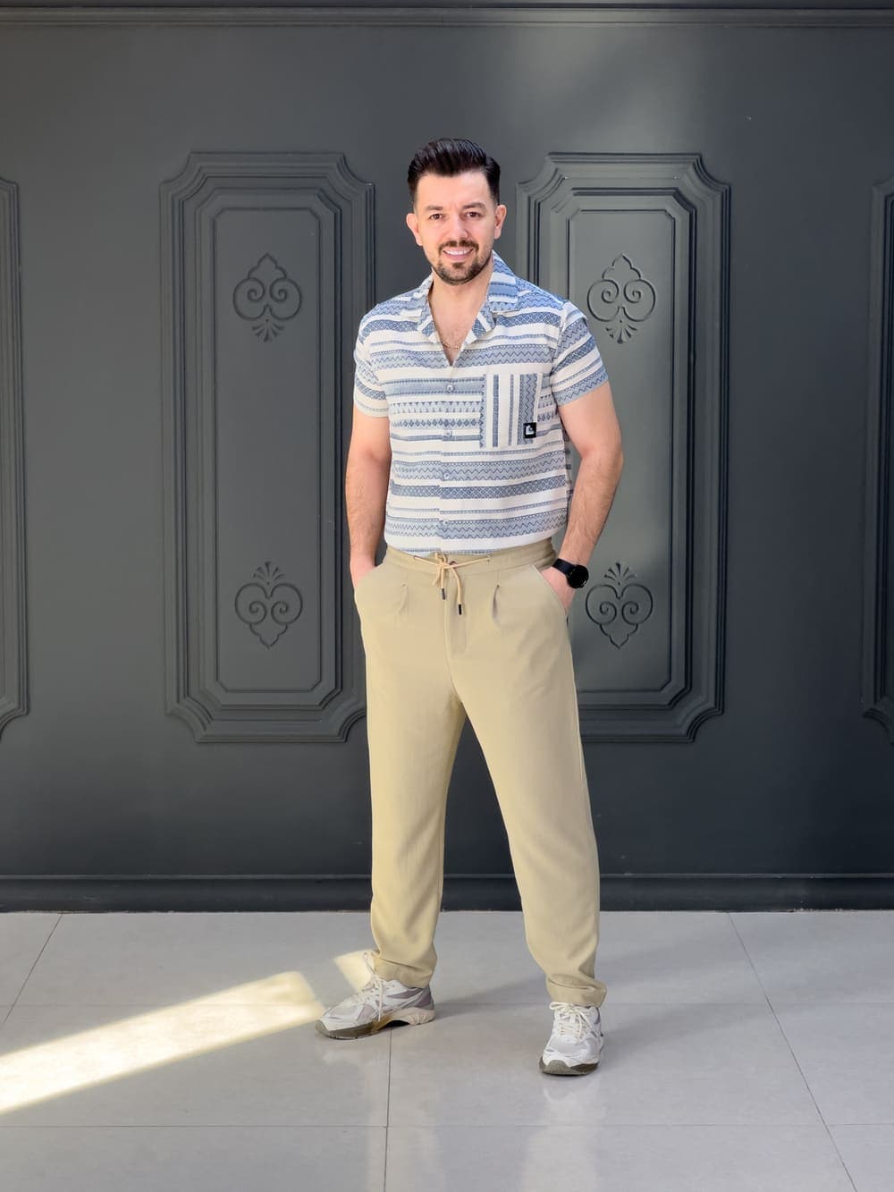 پیراهن 041702 VICO آبی — تصویر ۳