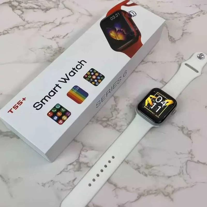 ساعت هوشمند مدل T55 plus اپل واچ کد B211007 — تصویر ۲
