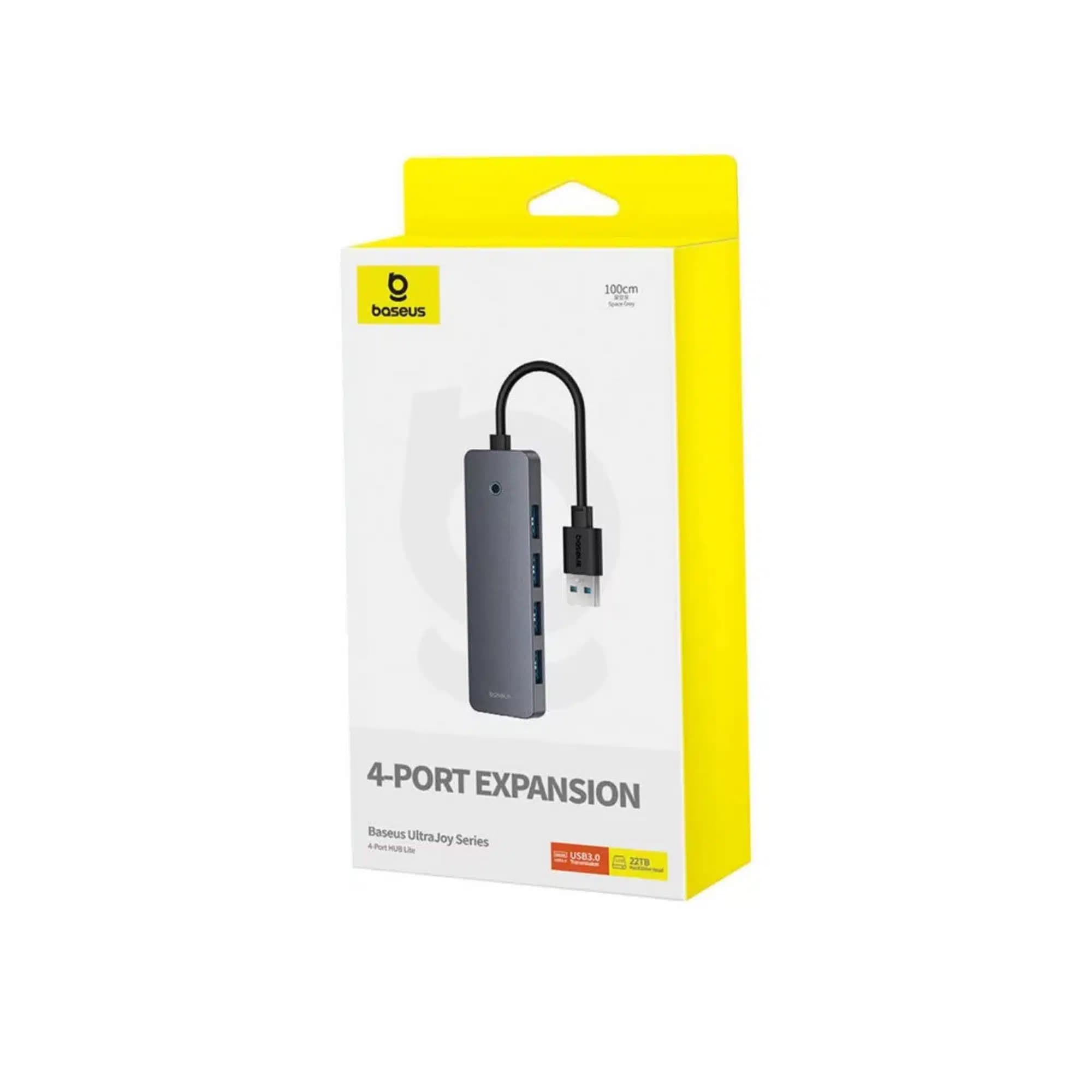 هاب 4 پورت USB باسئوس مدل Baseus UltraJoy Series 4-Port BS-OH080 USB Hub — تصویر ۲