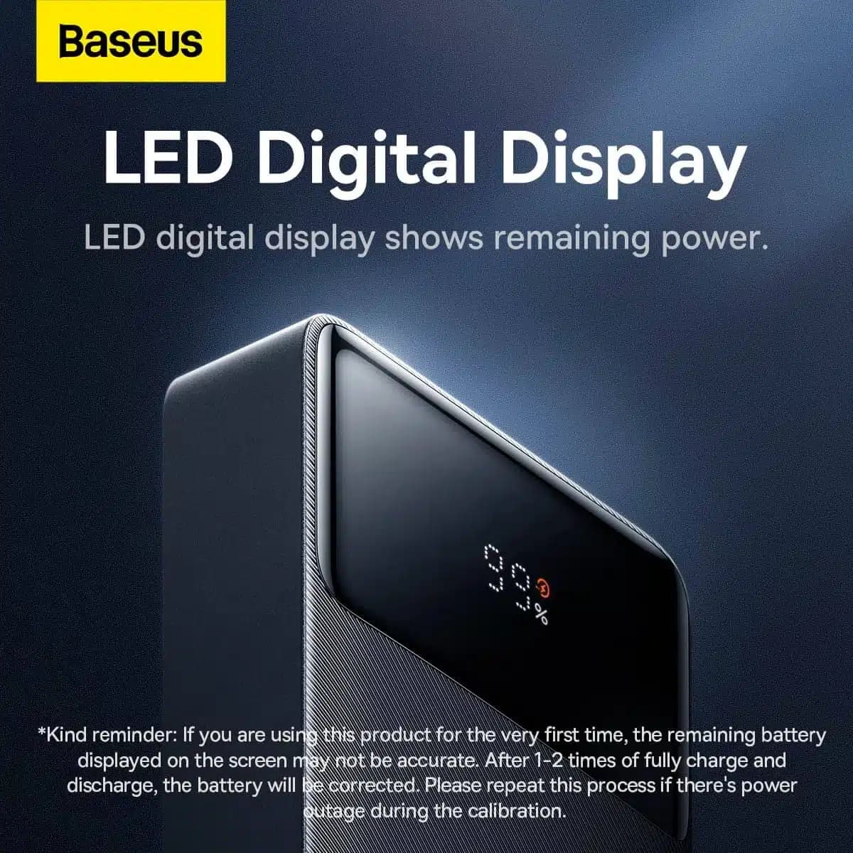 پاوربانک 20000 میلی‌آمپرساعت باسئوس مدل Baseus Bipow Digital Display 25W PPBD020301 Power Bank — تصویر ۴