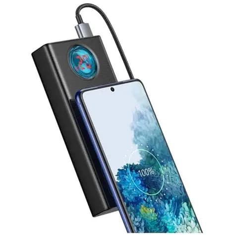 پاوربانک 30000 میلی‌آمپرساعت باسئوس مدل Baseus Ambilight Digital Display BS-30KP365 Power Bank — تصویر ۵