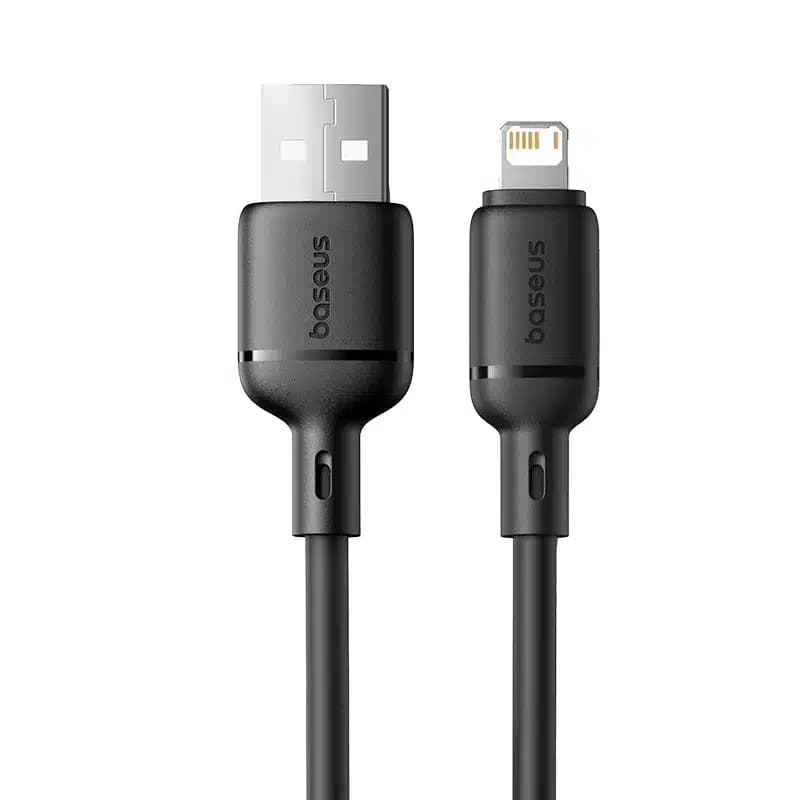 کابل USB-A به Lightning باسئوس مدل Baseus Silky Series Fast Charging Cable 2.4A 1m — تصویر ۳