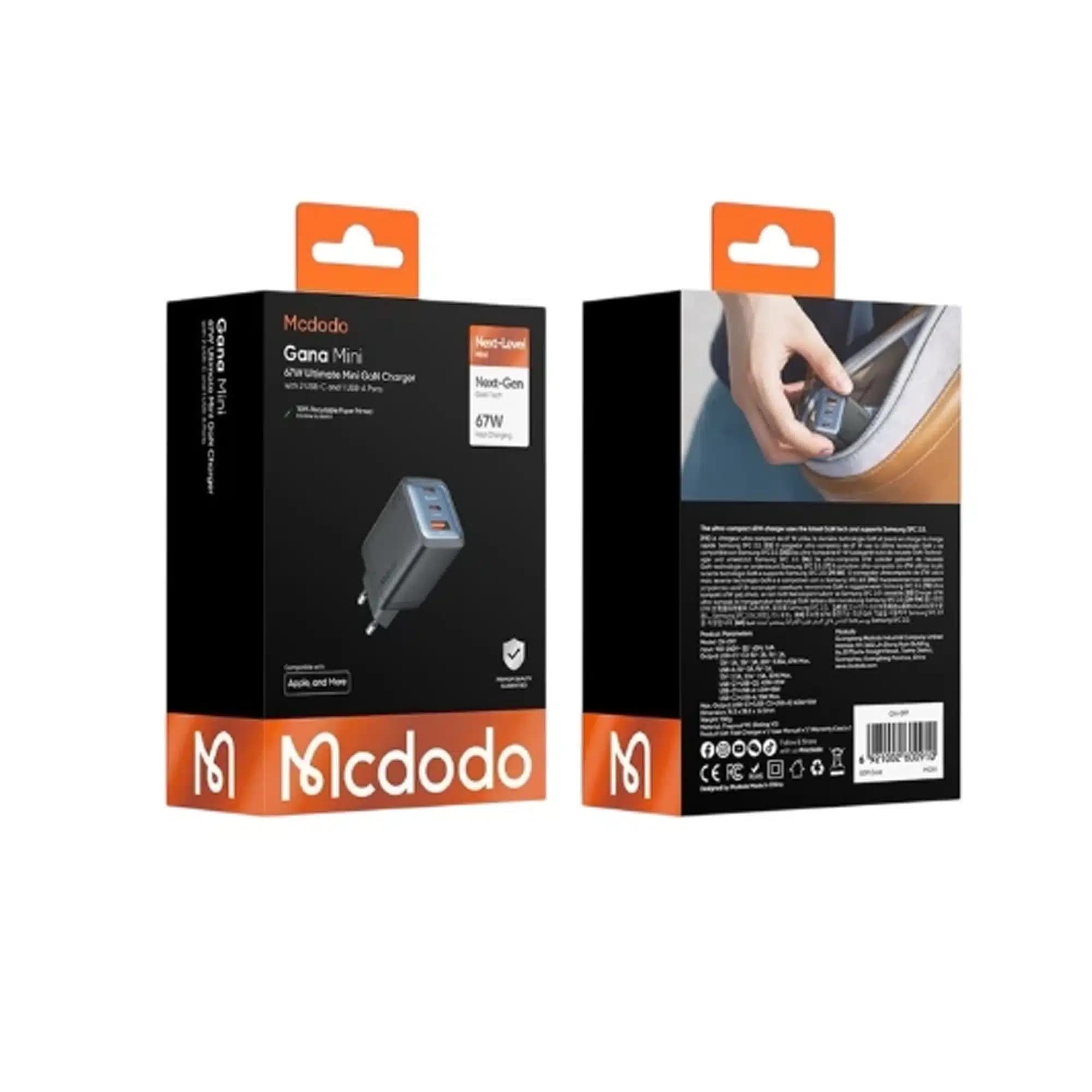 شارژر دیواری مک دودو 67w مدل Mcdodo CH-097 — تصویر ۴