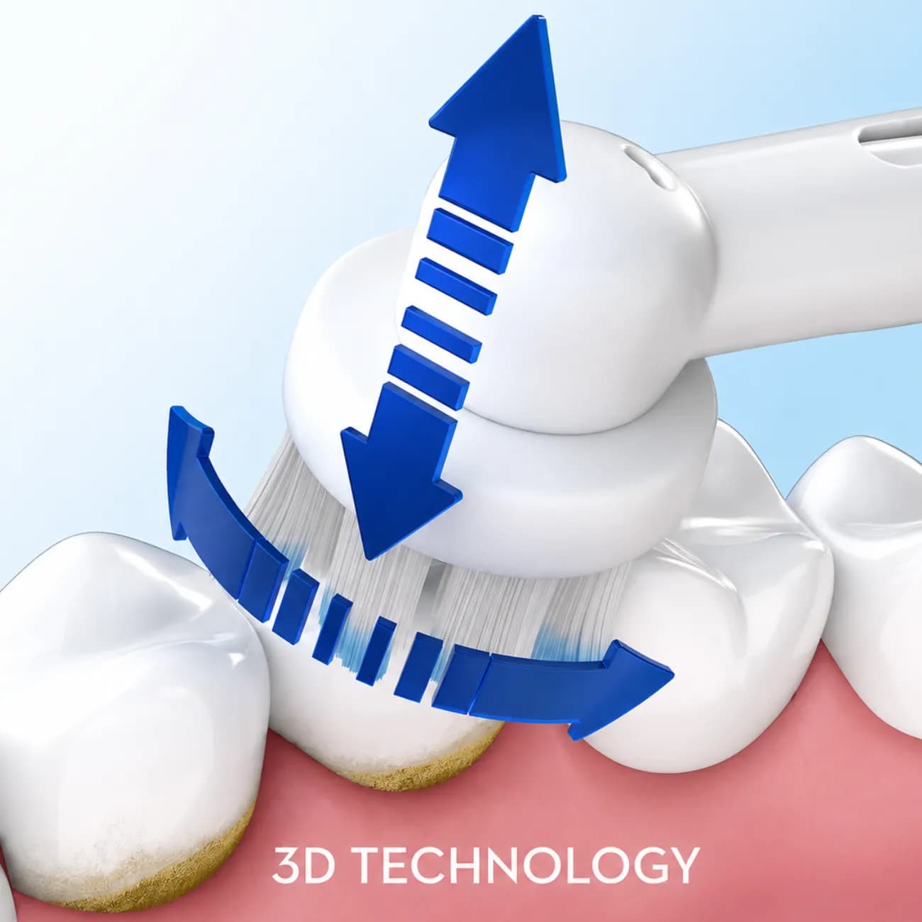 مسواک اورال بی Oral-B مدل GumCare 2 با طراحی مراقبت از لثه — تصویر ۶
