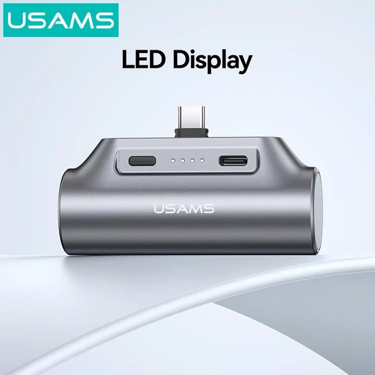 مینی پاور بانک یوسامز USAMS مدل CD248 ظرفیت 3000 میلی آمپر ساعت — تصویر ۷