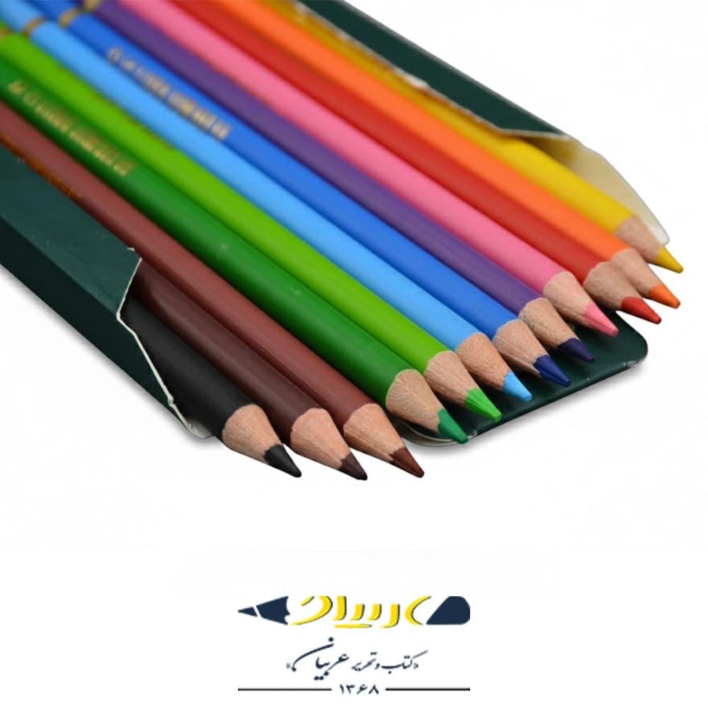 مداد رنگی ۱۲ رنگ سری آرتیست – جعبه مقوایی — تصویر ۳