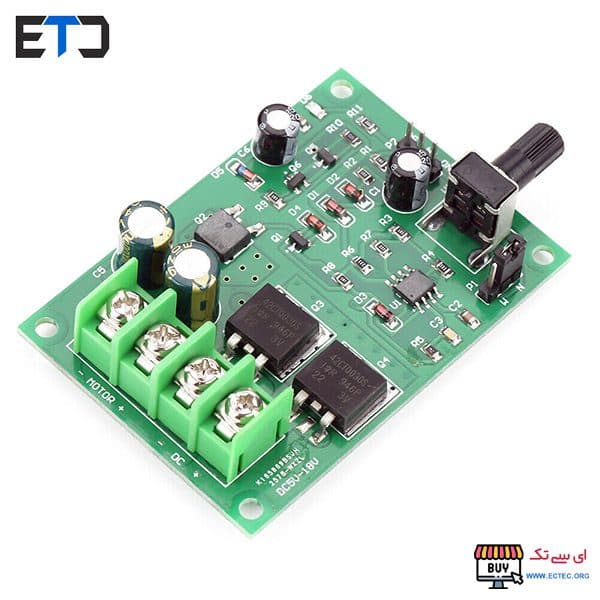 ماژول کنترلر دور موتور 15 آمپر PWM DC 15A — تصویر ۳
