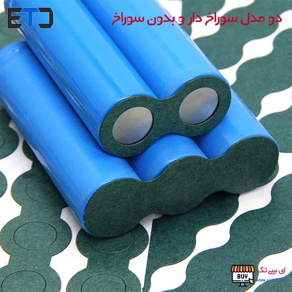 واشر حلقه عایق پلاریته ته باتری 18650 هشت سل — تصویر ۳