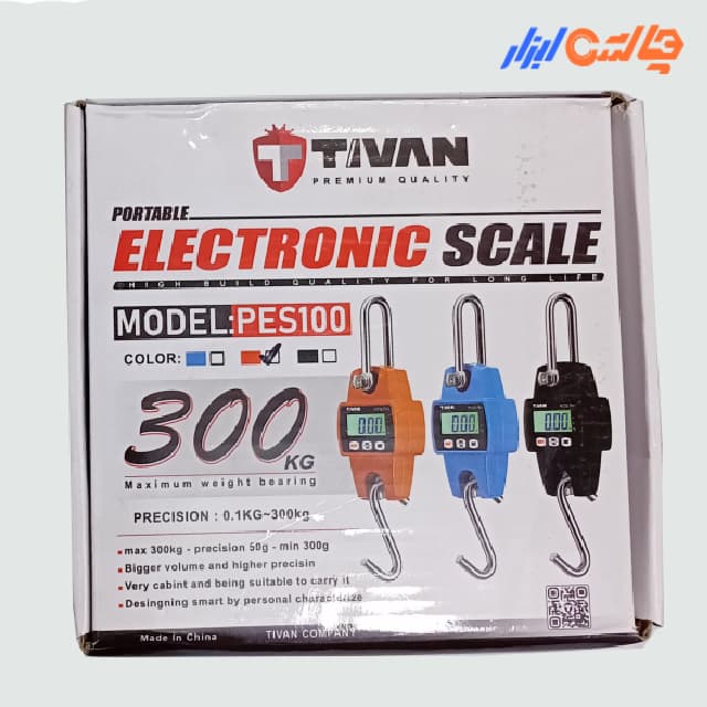 ترازوی آویز 300 کیلویی دیجیتال تیوان PES100 — تصویر ۲