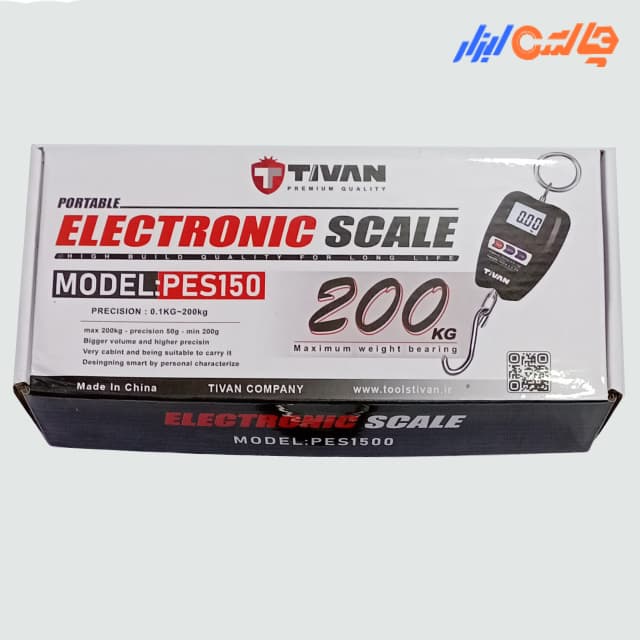 ترازوی آویز 200 کیلویی دیجیتال تیوان PES150 — تصویر ۲