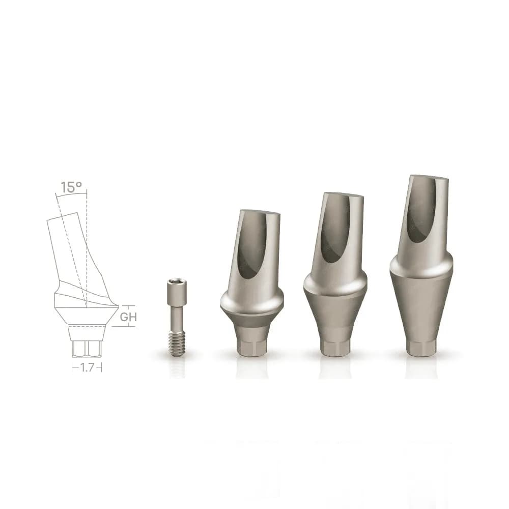 اباتمنت زاویه دار °15رگولار ICX | کامپتیبل با ICX ای سی ایکس | Regular Angled 15° Abutment
