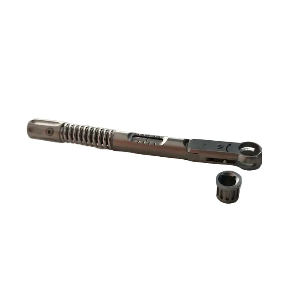 رچت ترکمتردار کمرشکن با تبدیل همراه | Wrench Ratchet 10-45 Ncm Dental Driver Tool Instrument Stainless Steel