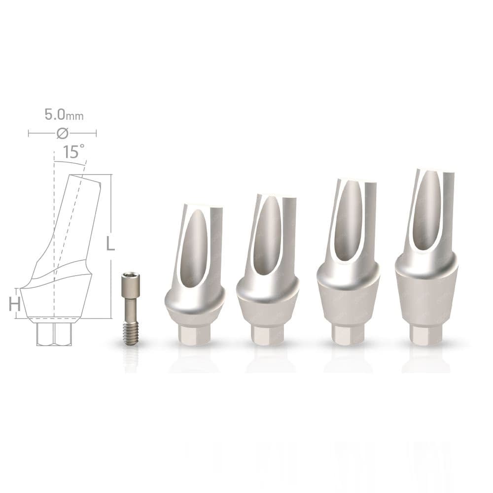 اباتمنت رگولار BEGO زاویه‌دار 15 درجه | کامپتیبل با BEGO بگو | Angled Abutment BEGO