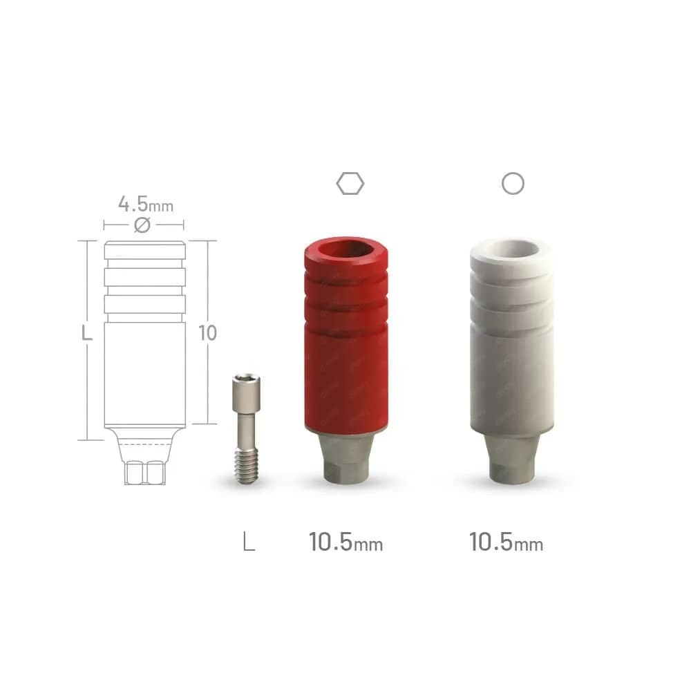 یو سی ال ای مینی هگز تمام پلاستیک| Mini UCLA HEX | پلاستیکی | کامپتیبل با آستم OSSTEM