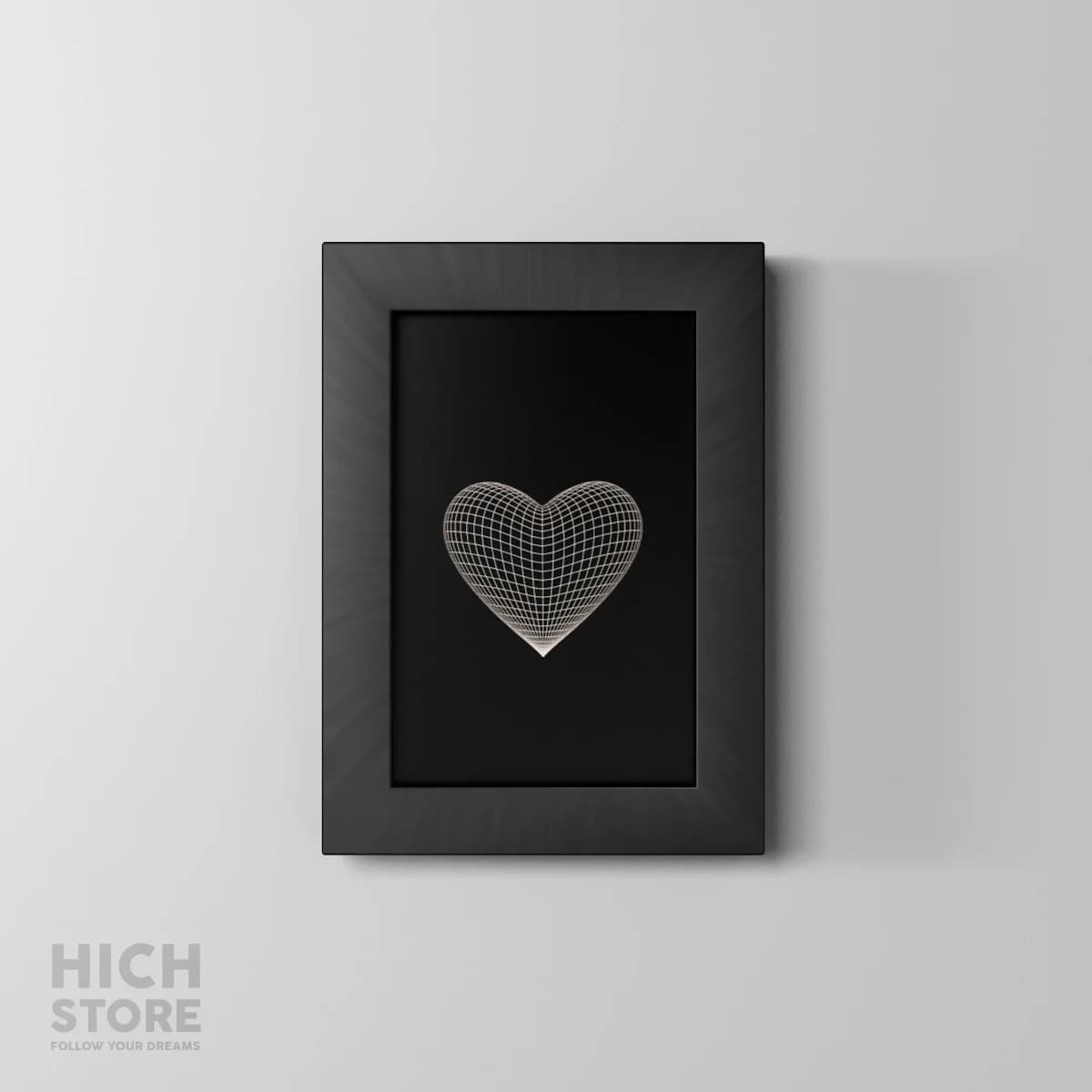 تابلو قلب 3D
