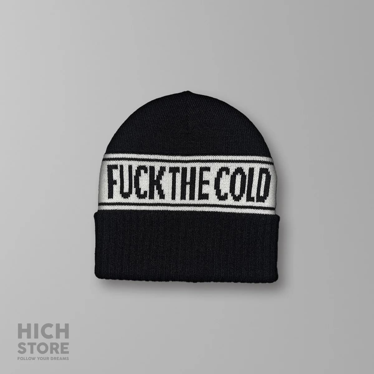 کلاه بافت Fuck The Cold
