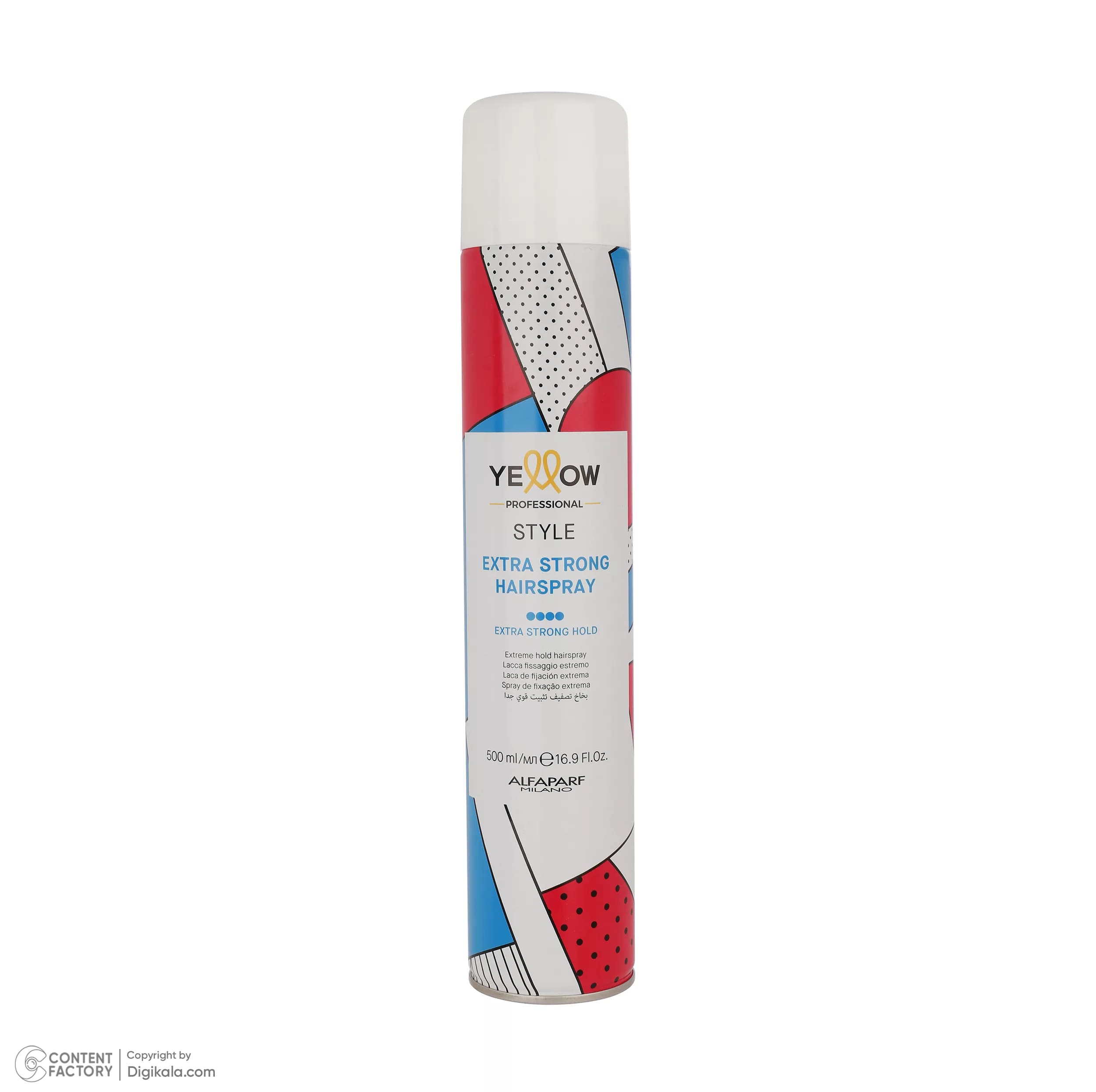 اسپری حالتدهنده مو با قدرت حفظ حالت مو چهار یلو مدل EXTRA STRONG-04 مناسب برای موهای انواع مو حجم 500 میلیلیتر — تصویر ۲