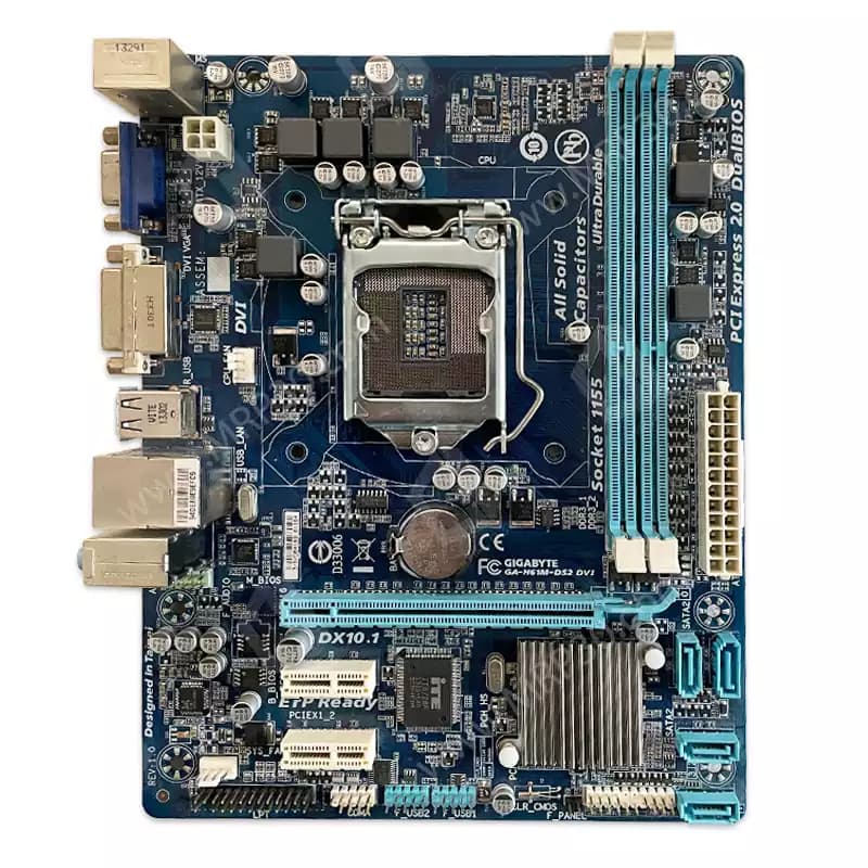 مادربرد گیگابایت GIGABYTE H61M DS2 DVI استوک