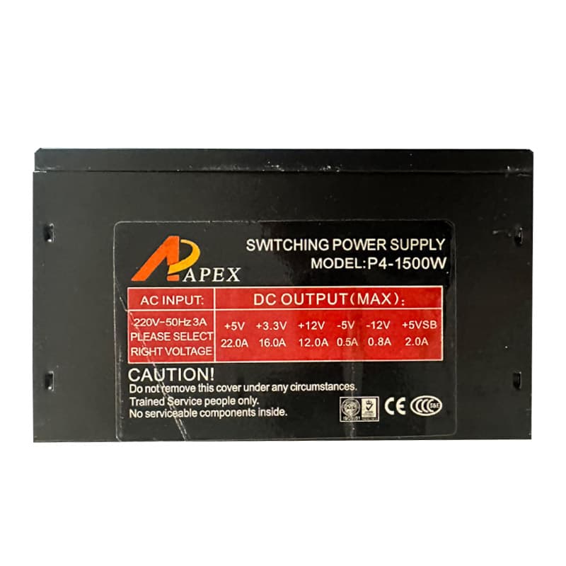 پاور اپکس APEX P4-1500W 230W استوک — تصویر ۴