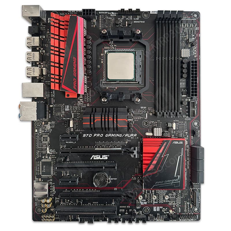 باندل مادربرد ایسوس ASUS 970 Pro Gaming Aura + AMD FX 8350 استوک