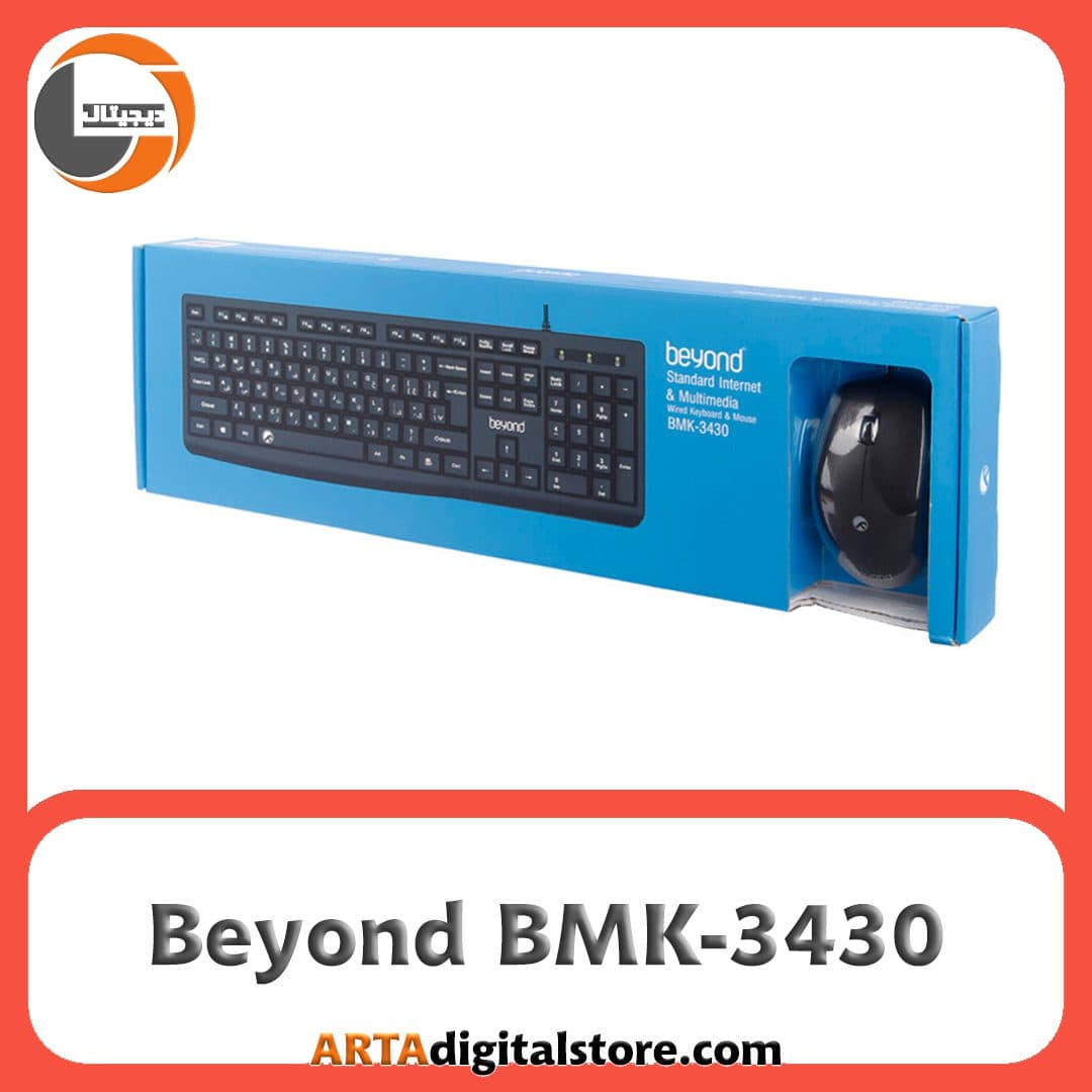 موس و کیبورد بی سیم Beyond BMK-3430 Black