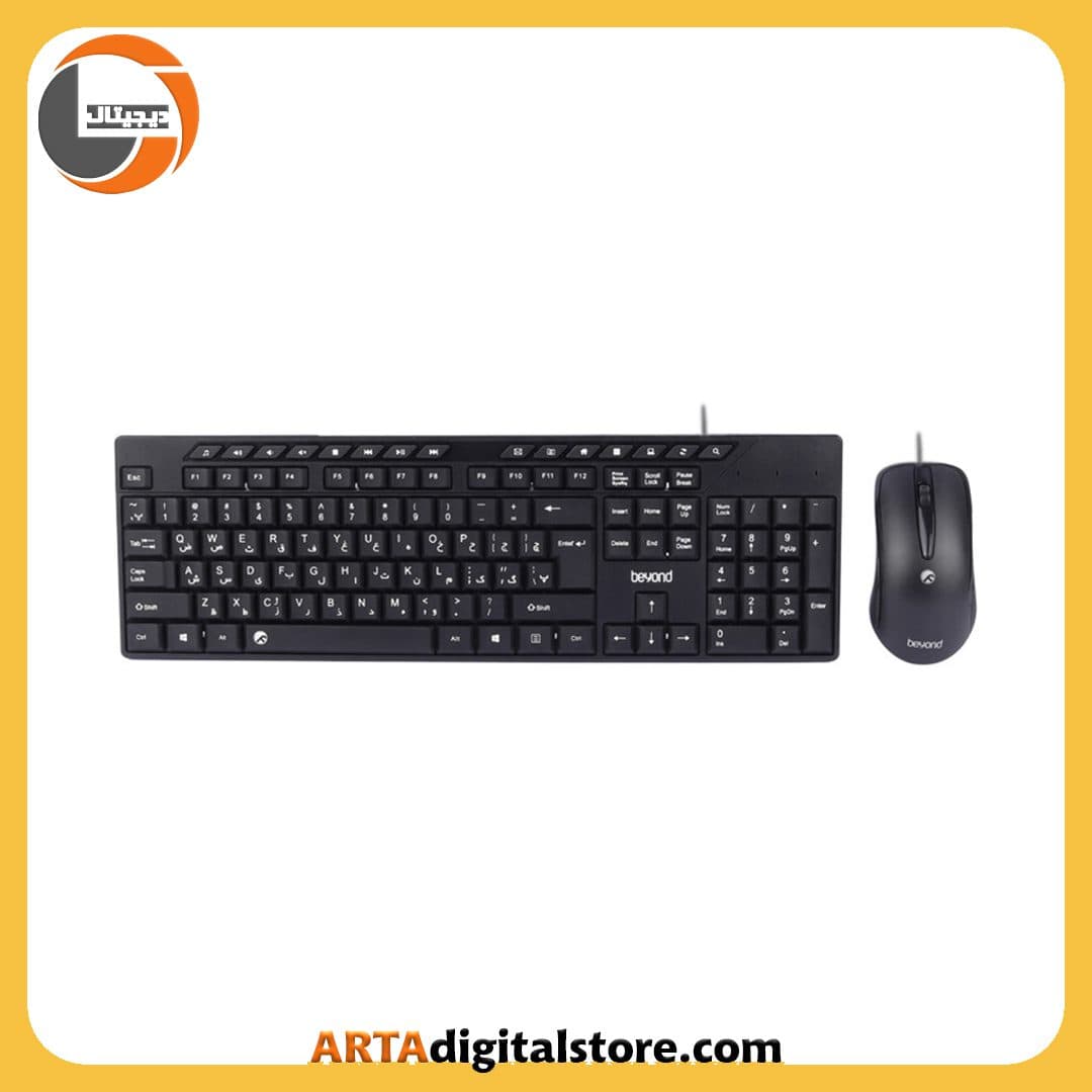 موس و کیبورد Beyond BMK-4222 Black — تصویر ۴