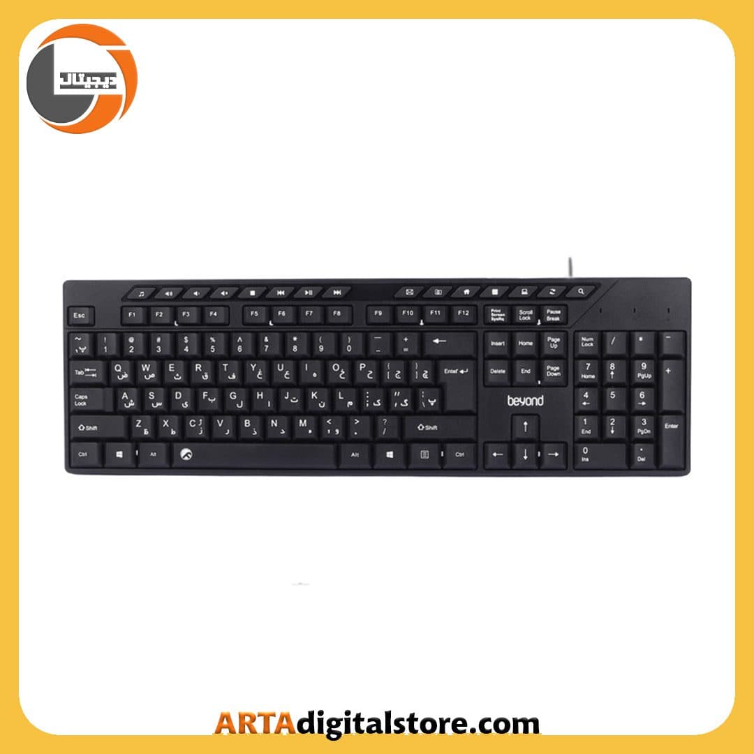 موس و کیبورد Beyond BMK-4222 Black — تصویر ۳