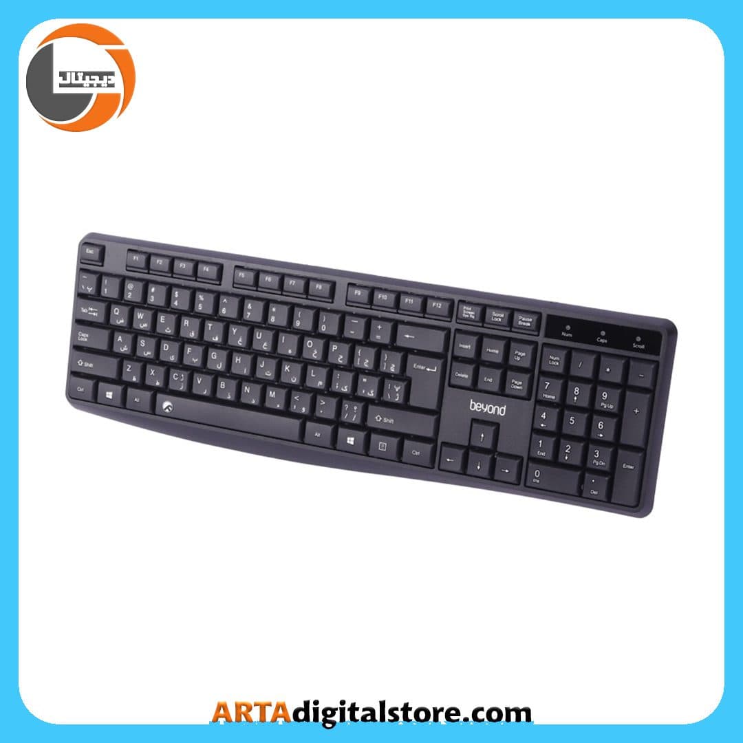 کیبورد بی سیم Beyond BK-2333RF Black — تصویر ۴