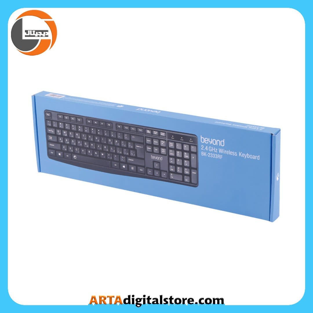 کیبورد بی سیم Beyond BK-2333RF Black — تصویر ۲