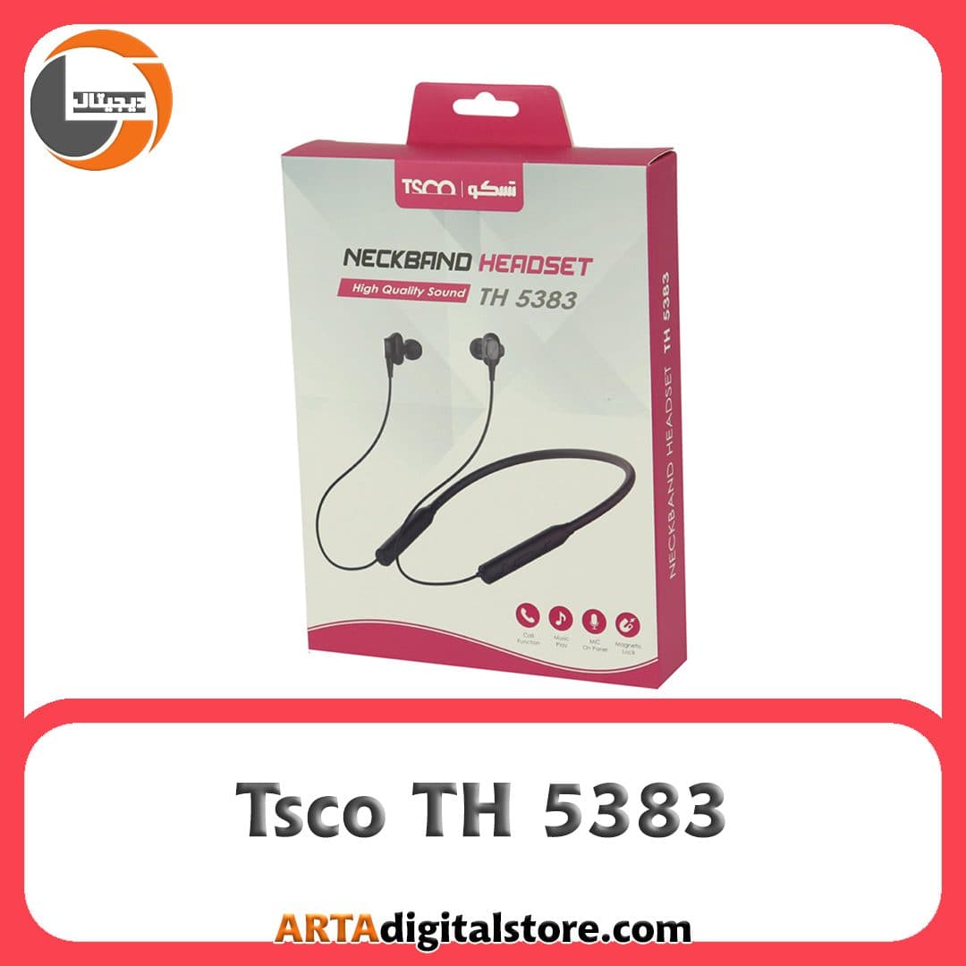 هندزفری بلوتوث گردنی تسکو Tsco TH 5383 Black