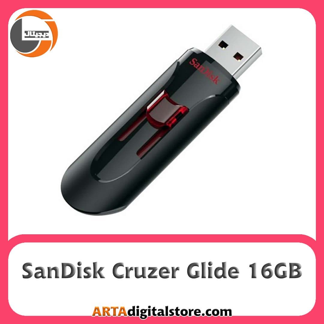 فلش مموری SanDisk Cruzer Glide 16GB Black