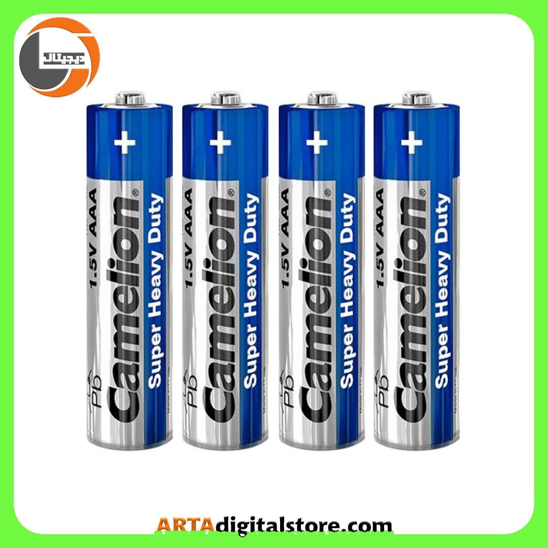 باتری چهارتایی نیم قلمی Camelion 4AAA Super Heavy Duty — تصویر ۳