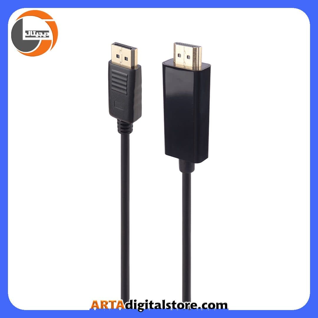 کابل Display To HDMI Cable Royal Black طول 3m — تصویر ۴