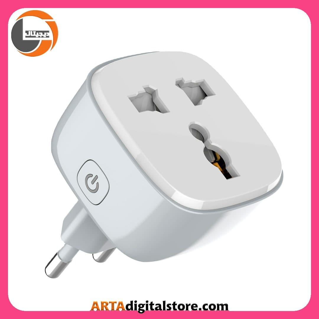 تبدیل ۳ به ۲ برق هوشمند Ldnio SCW1050 White — تصویر ۳
