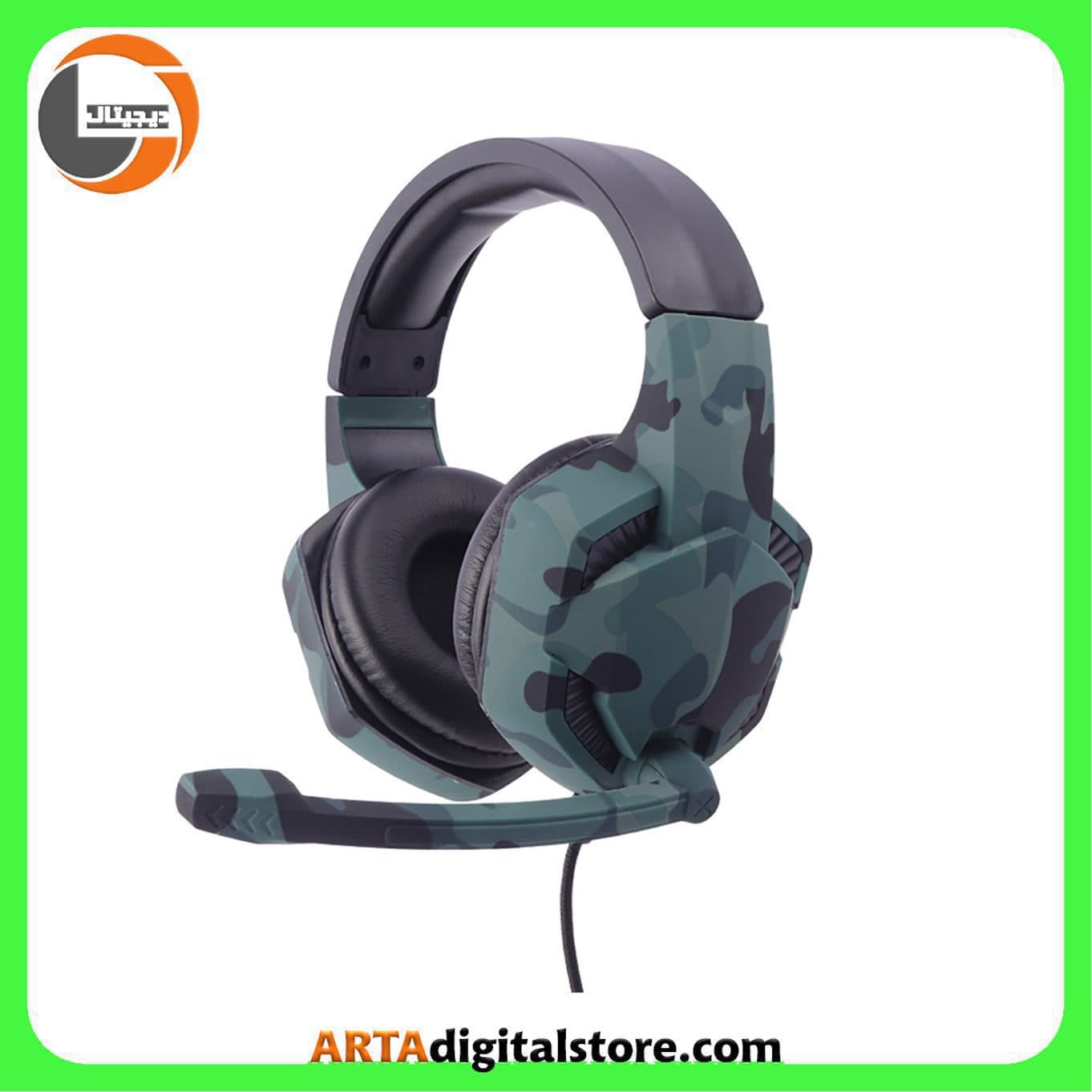 هدفون گیمینگ مچر Macher Gaming MR-232 Green — تصویر ۳
