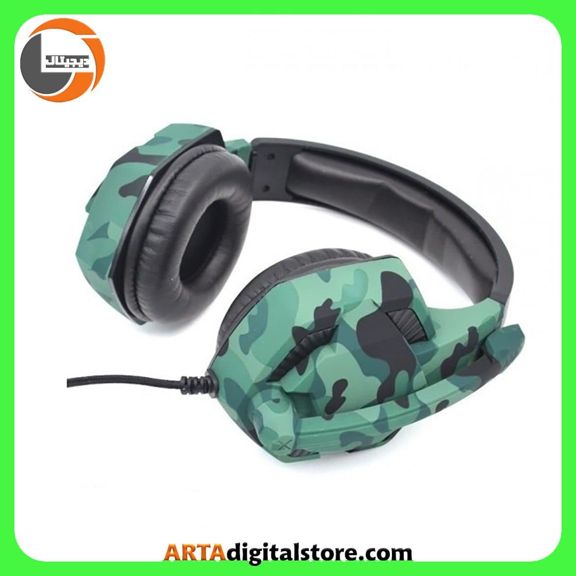 هدفون گیمینگ مچر Macher Gaming MR-232 Green — تصویر ۲