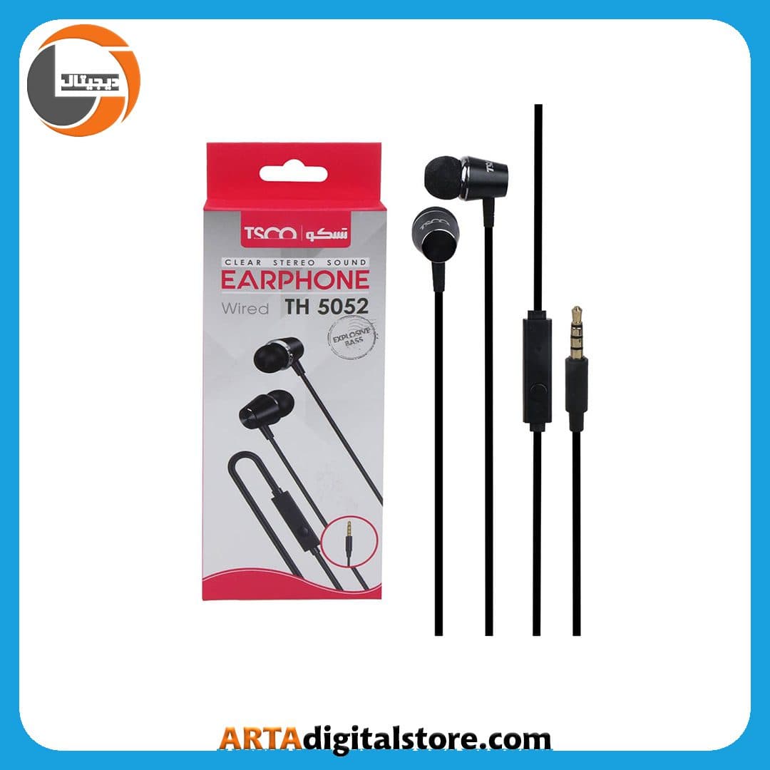 هندزفری تسکو TSCO TH5052 Black — تصویر ۲