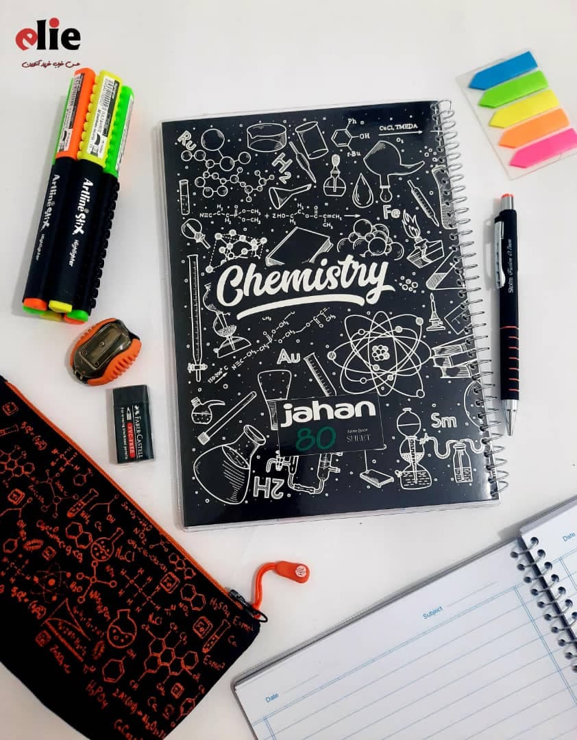 دفتر 80 برگ جهان مدل BLACK BOARD — تصویر ۲
