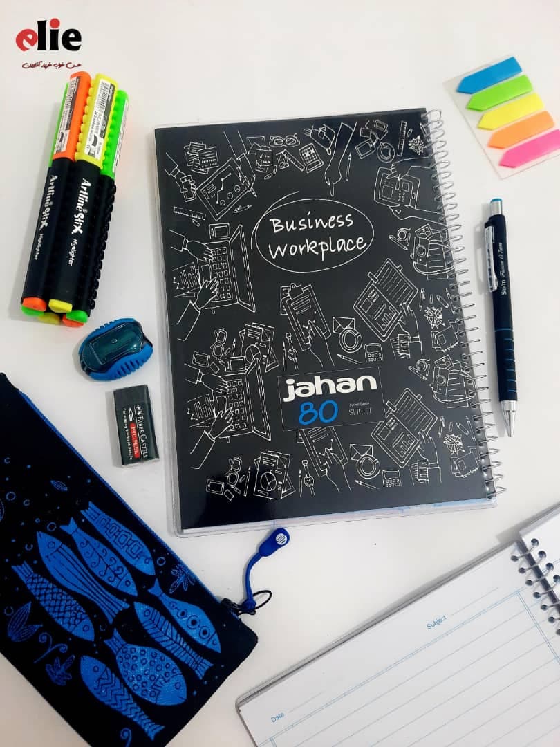 دفتر 80 برگ جهان مدل BLACK BOARD — تصویر ۵
