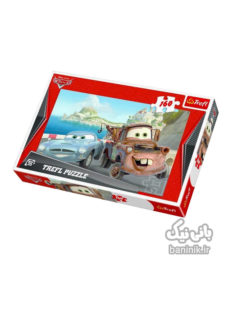 پازل 160 تکه ترفل طرح ماتر و فین انیمیشن ماشین ها TREFL Cars Animation Puzzle