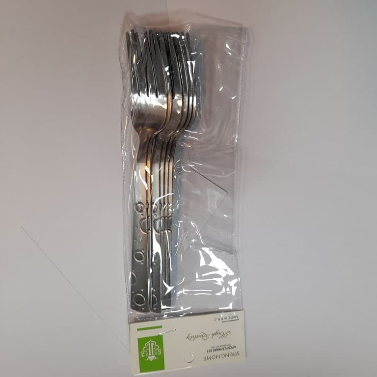 چنگال غذاخوری وکیوم طرح توپی شش تایی SPRING HOME — تصویر ۲
