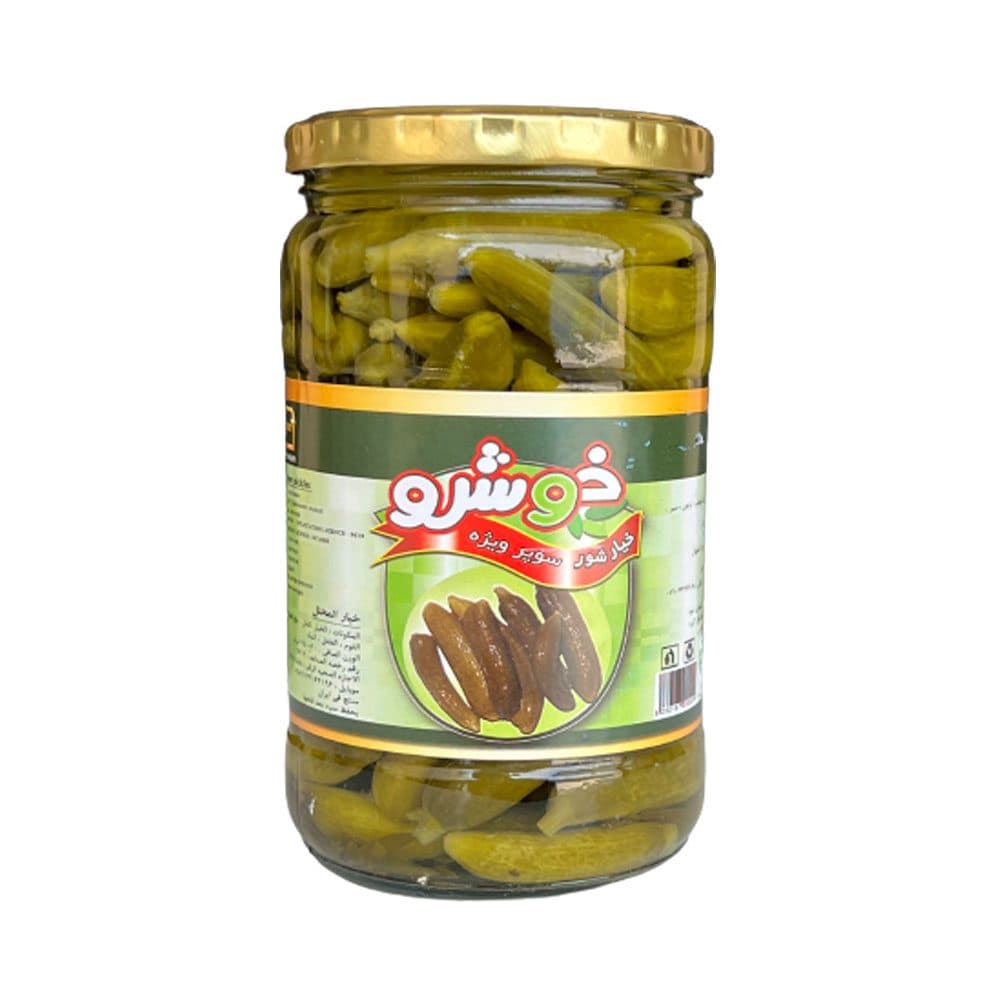 خیارشور شیشه سوپر ویژه (700 گرمی)