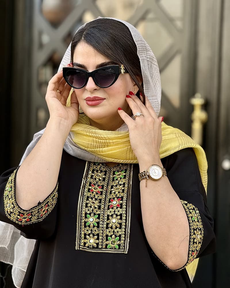 عينک آفتابي زنانه برند روبرتو كاوالي مدل ROBERTO CAVALLI SRC017M (sl) — تصویر ۵