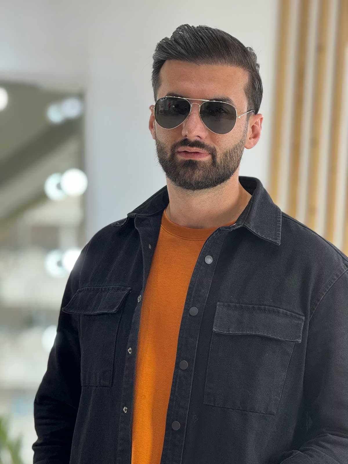عینک آفتابی اسپرت ریبن خلبانی پلاریزه مدل RayBan RB3025 Polarized — تصویر ۲