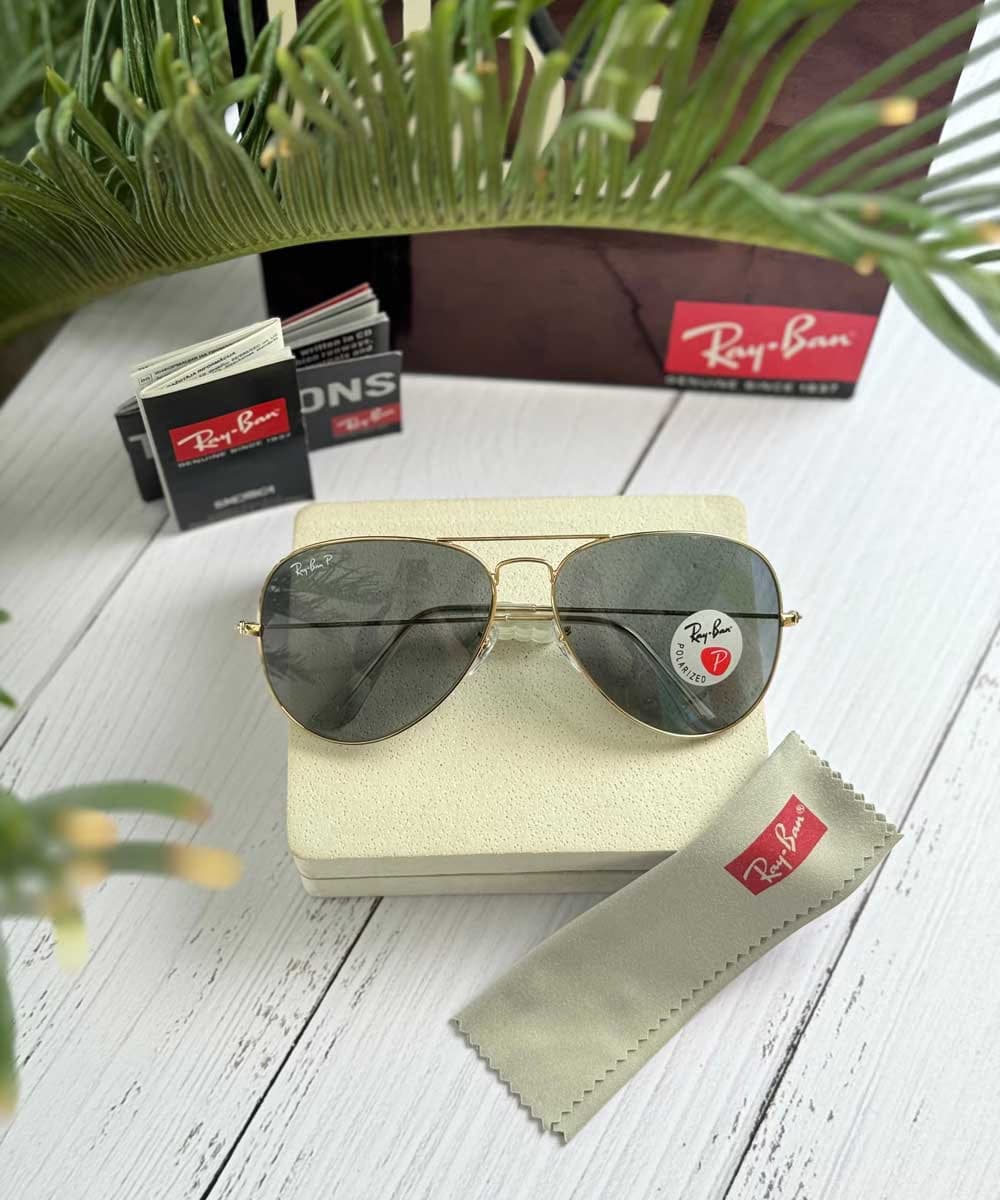 عینک آفتابی اسپرت ریبن خلبانی پلاریزه مدل RayBan RB3026 Polarized — تصویر ۲