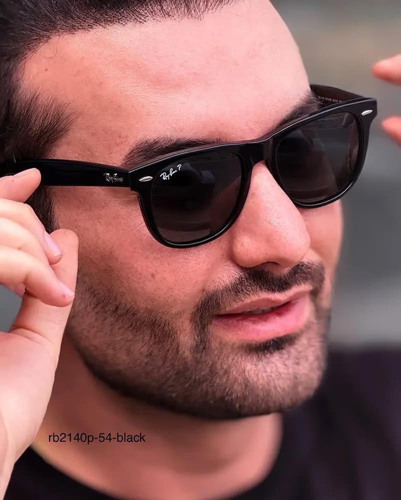 عینک آفتابی اسپرت ریبن ویفرر پلاریزه مدل RayBan RB2140 Wayfarer Polarized — تصویر ۲