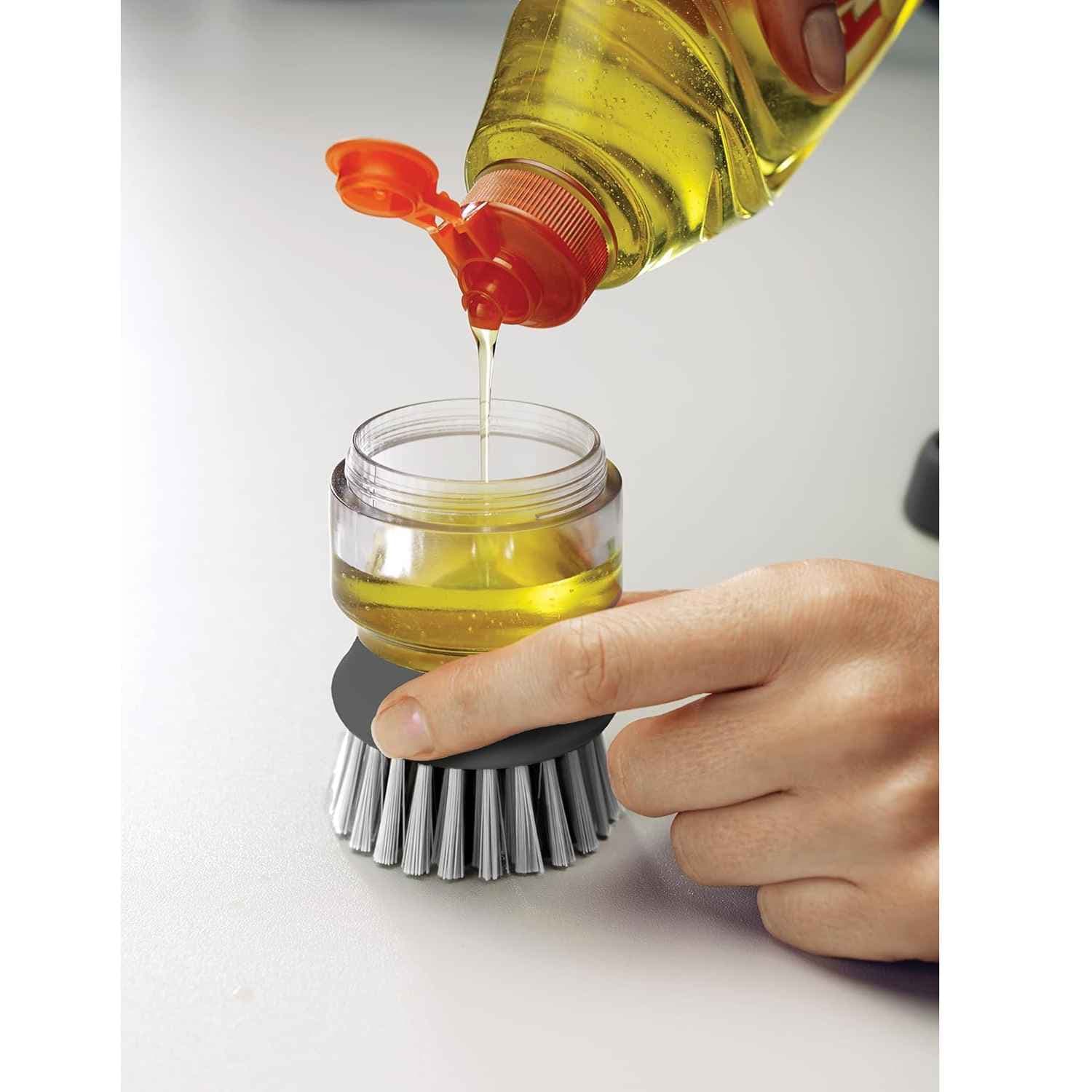 فرچه ظرفشویی مخزن‌دار جوزف جوزف مدل Joseph Joseph Palm Scrub — تصویر ۵