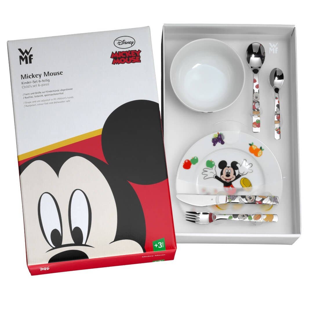سرویس غذاخوری 6 پارچه کودک دبلیو ام اف طرح Mickey Mouse — تصویر ۳
