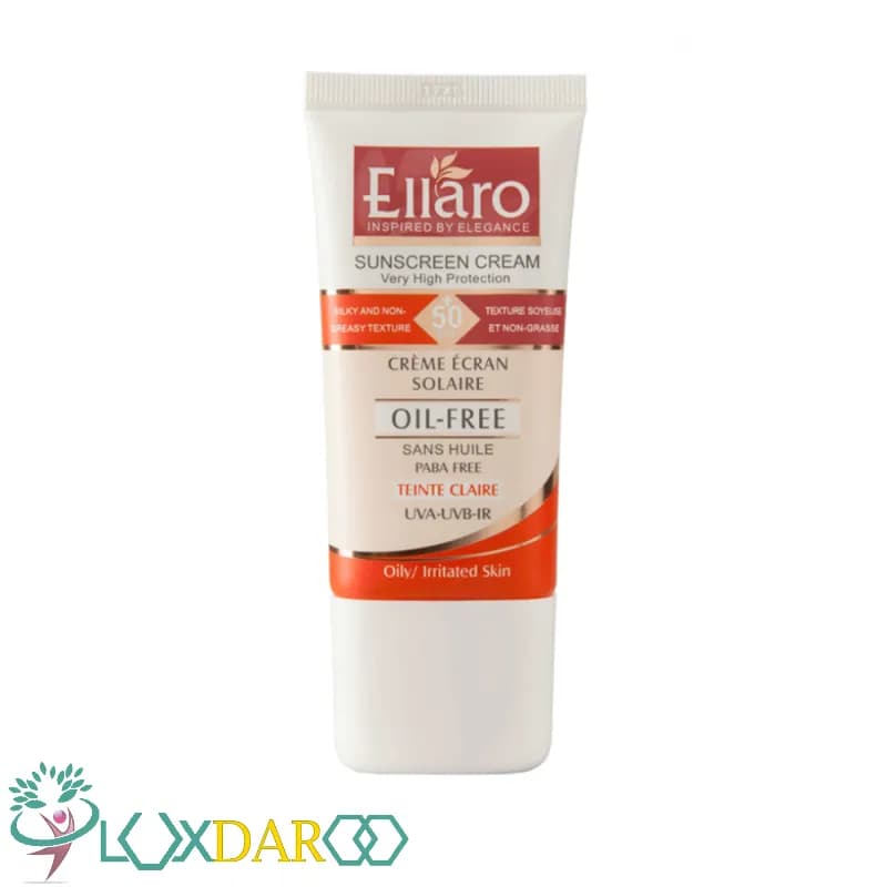 کرم ضد آفتاب کرم پودری انواع پوست بژ طبیعی الارو SPF50